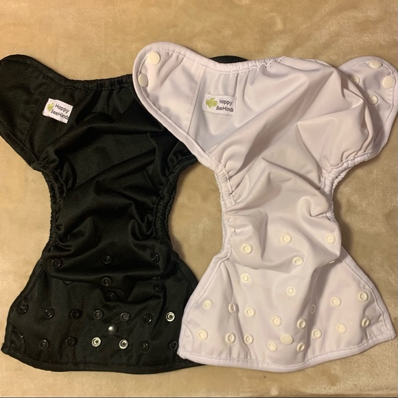 Cloth Diapers Cover Happy Beehinds Double Gussets excelente used condition - Picture 3 of 6